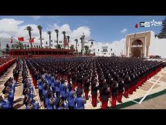 جلالة الملك يترأس حفل أداء القسم للضباط المتخرجين من المدارس العليا العسكرية