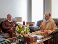 عز الدين المداوي وحسن طارق يبحثان تعزيز ثقافة الوساطة في الجامعة